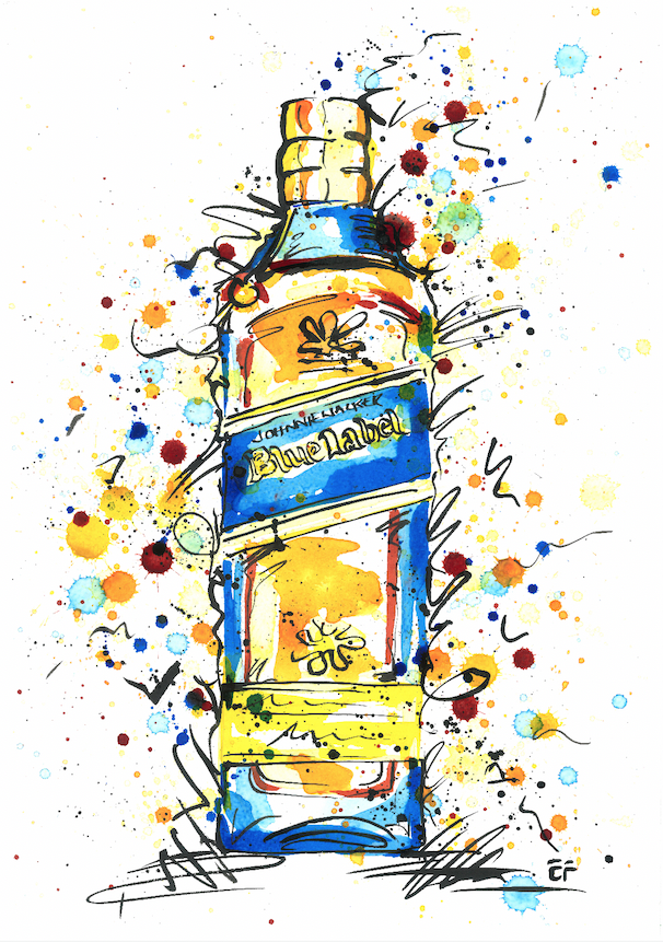 Johnnie Walker Blue Label Print — E M M A F I T Z P A T R I C K